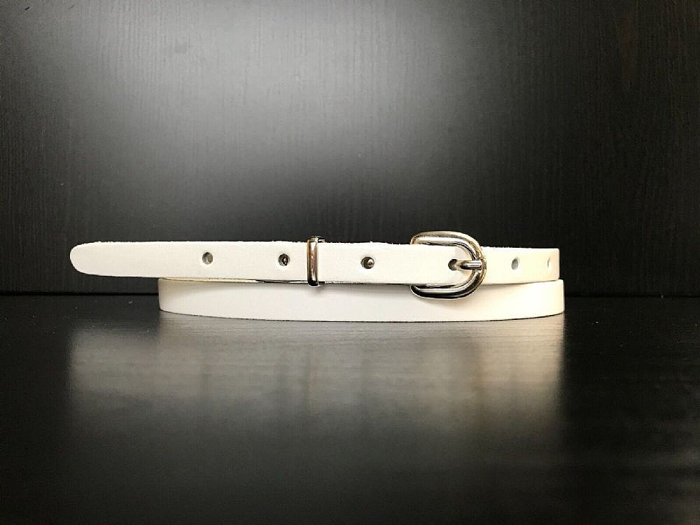 13mm belt - White